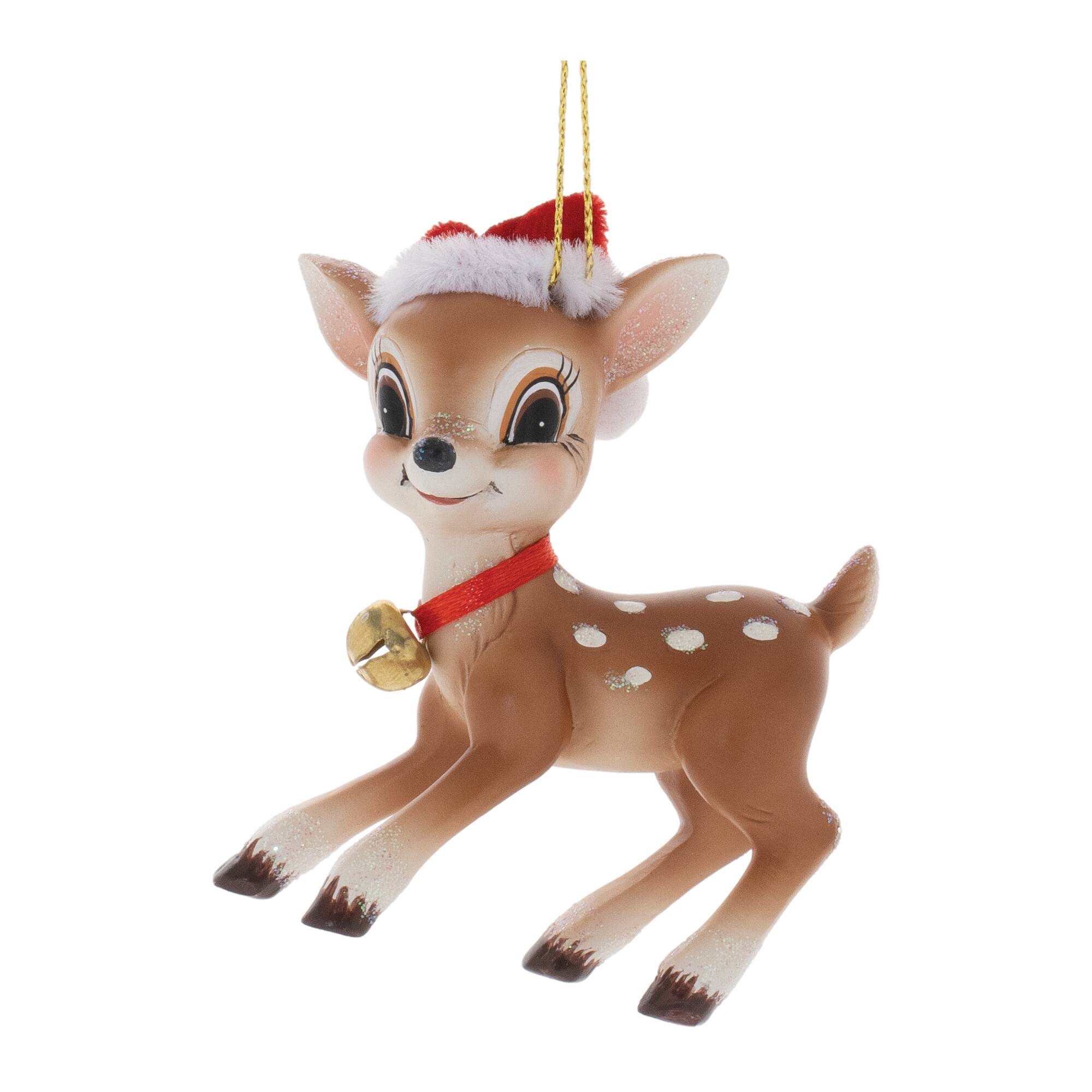 3" Santa's Reindeer Ornaments, 12ct.
